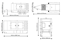 Generator G240 - Dimensions