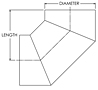 Dimensional Drawing for 90 Degree Short Radius Tube Elbows (EL-08)